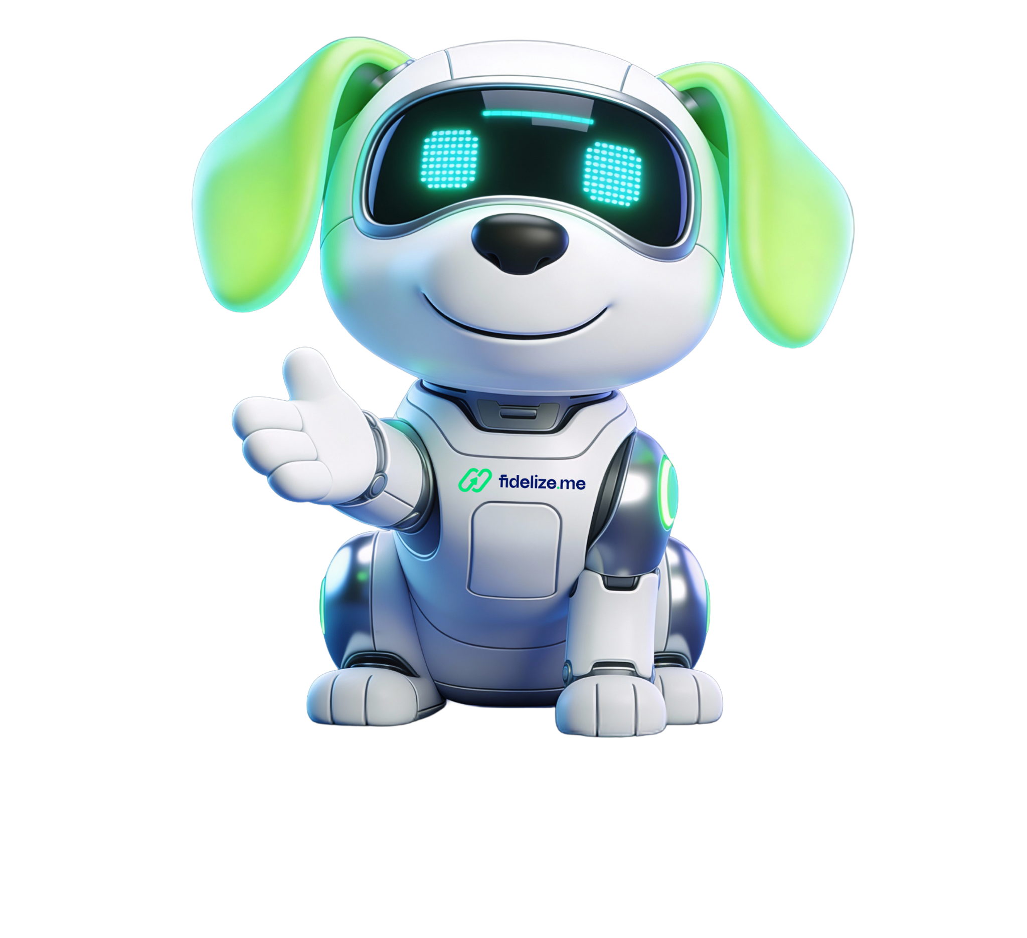 FID, mascote cibernético da Fidelize.me