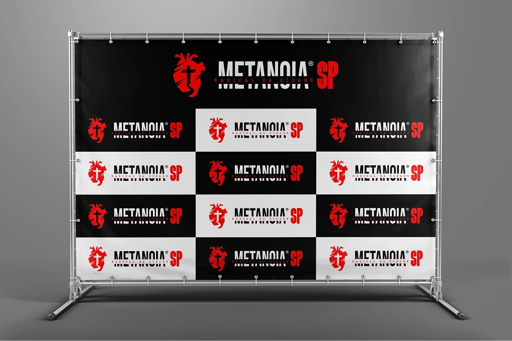 Backdrop para eventos Metanoia Radical