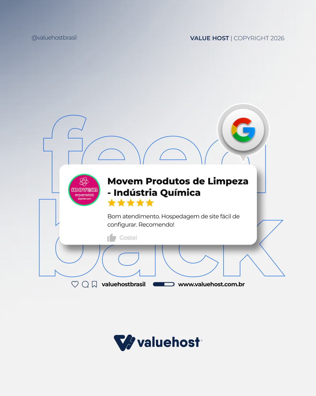 Avaliação de cliente